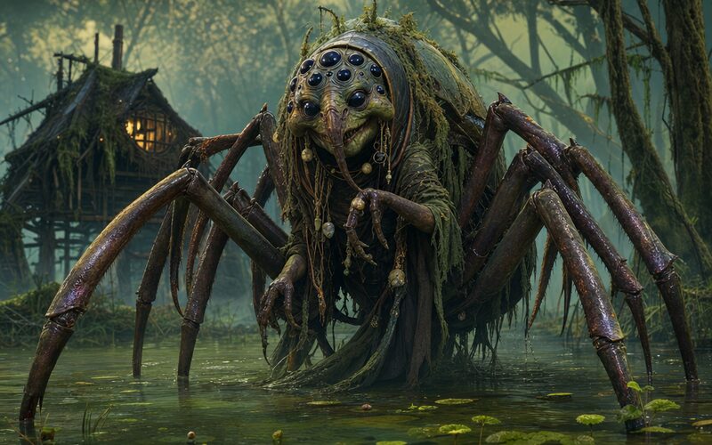 Kikimora — 3D animák ilustrace