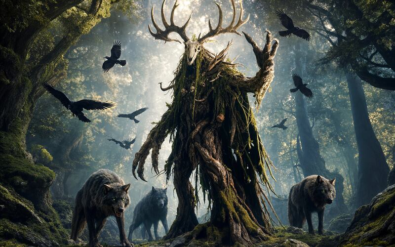 Leshen — 3D animák ilustrace