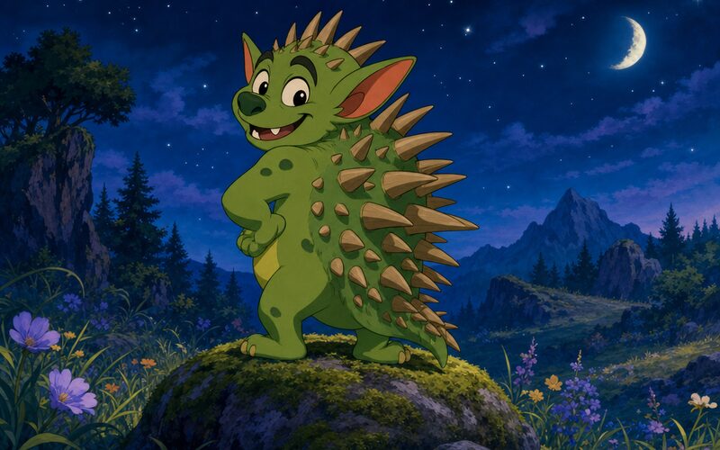 Alghúl — 2D animák ilustrace