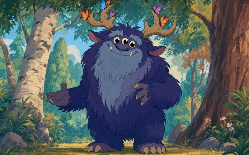 Bies — 2D animák ilustrace
