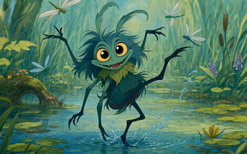 Kikimora — 2D animák ilustrace