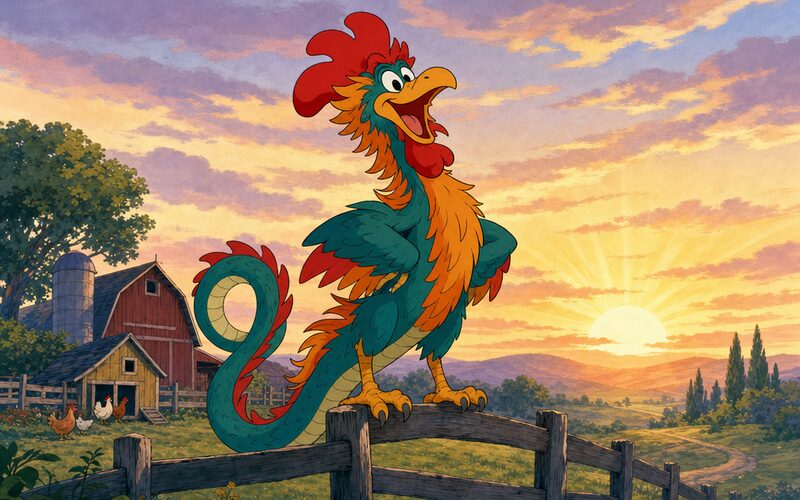 Kokatris — 2D animák ilustrace