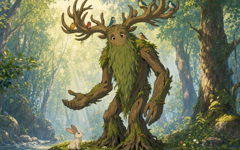 Leshen — 2D animák ilustrace