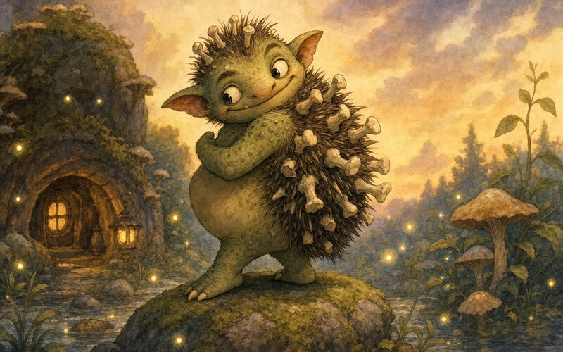 Alghúl — Pohádková ilustrace