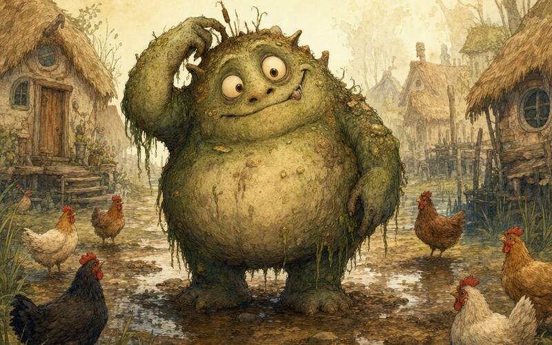 Hnilobec — Pohádková ilustrace