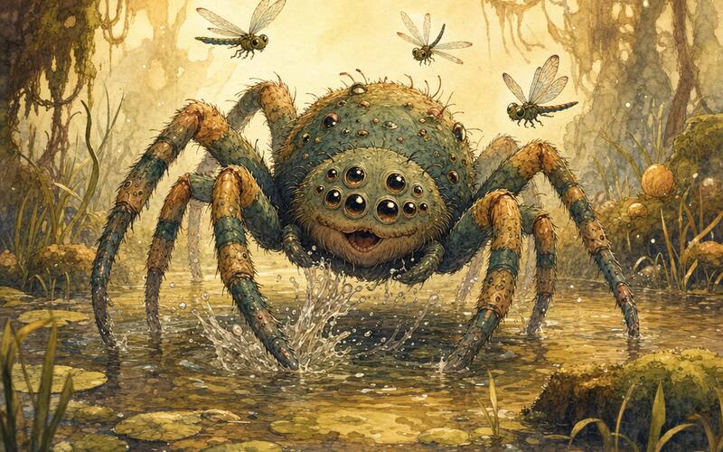 Kikimora — Pohádková ilustrace