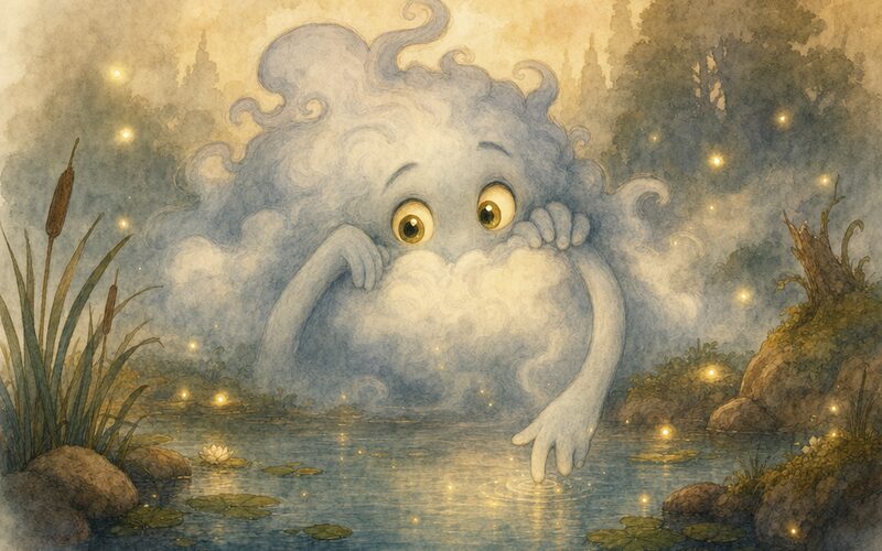 Mlhavec — Pohádková ilustrace