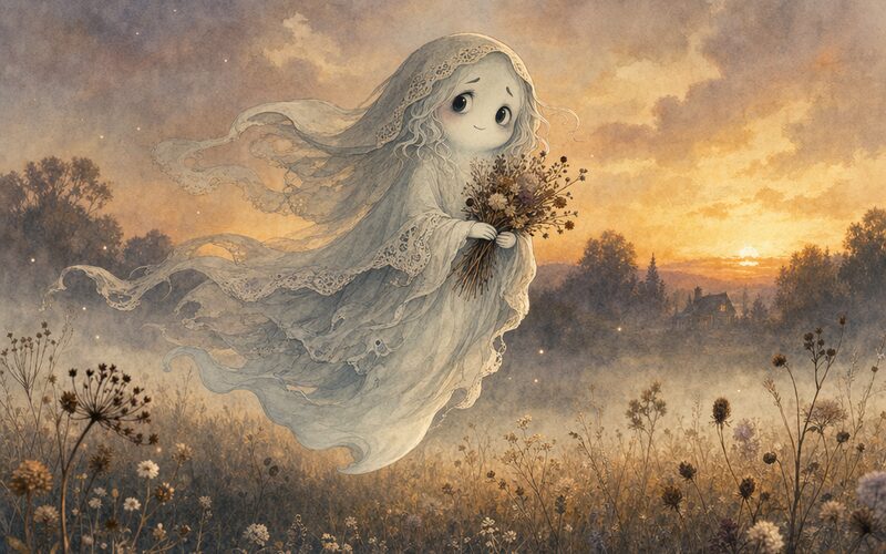 Morová panna — Pohádková ilustrace