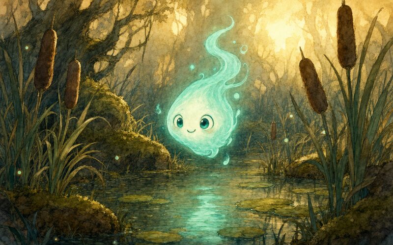Přelud — Pohádková ilustrace