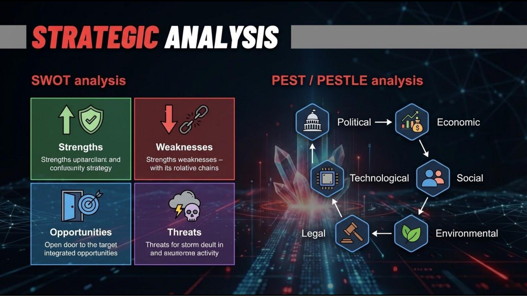 SWOT a PEST/PESTLE analýza